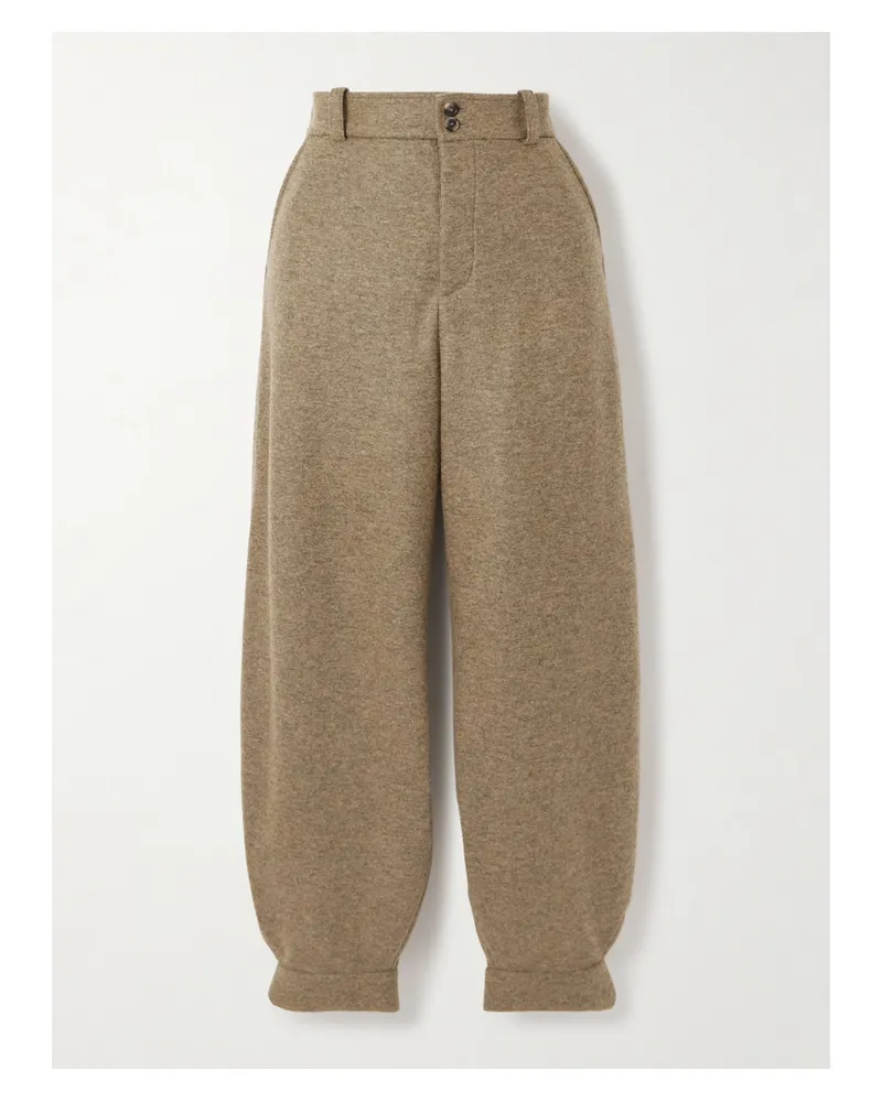 Loro Piana Rio Bodro Hose Mit Schmal Zulaufendem Bein Aus Einer Kaschmirmischung - Braun Braun