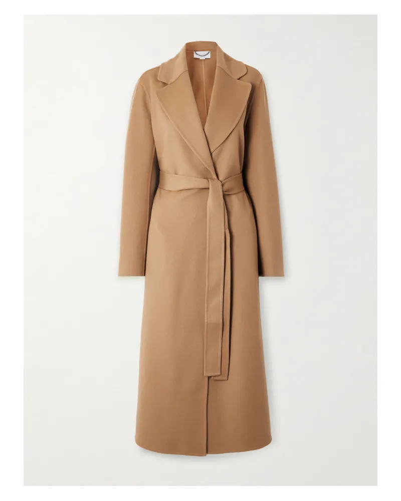 Stella McCartney Mantel Aus Wolle Mit Bindegürtel - Braun Braun
