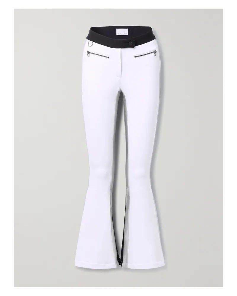 Erin Snow Phia Ausgestellte Skihose In Colour-block-optik - Weiß Weiß