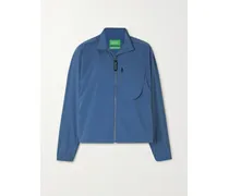 Kendra Jacke Aus Recyceltem Shell Mit Print - Blau