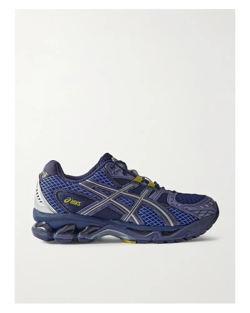 Asics Gel-nimbus 10.1 Sneakers Aus Mesh Mit Metallic-gummibesätzen - Blau Blau