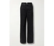 Bonnie Halbhohe Boyfriend-jeans - Schwarz