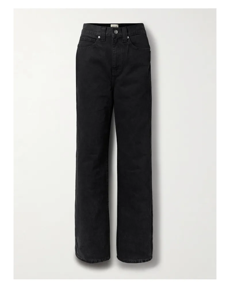 KHAITE Bonnie Halbhohe Boyfriend-jeans - Schwarz Schwarz