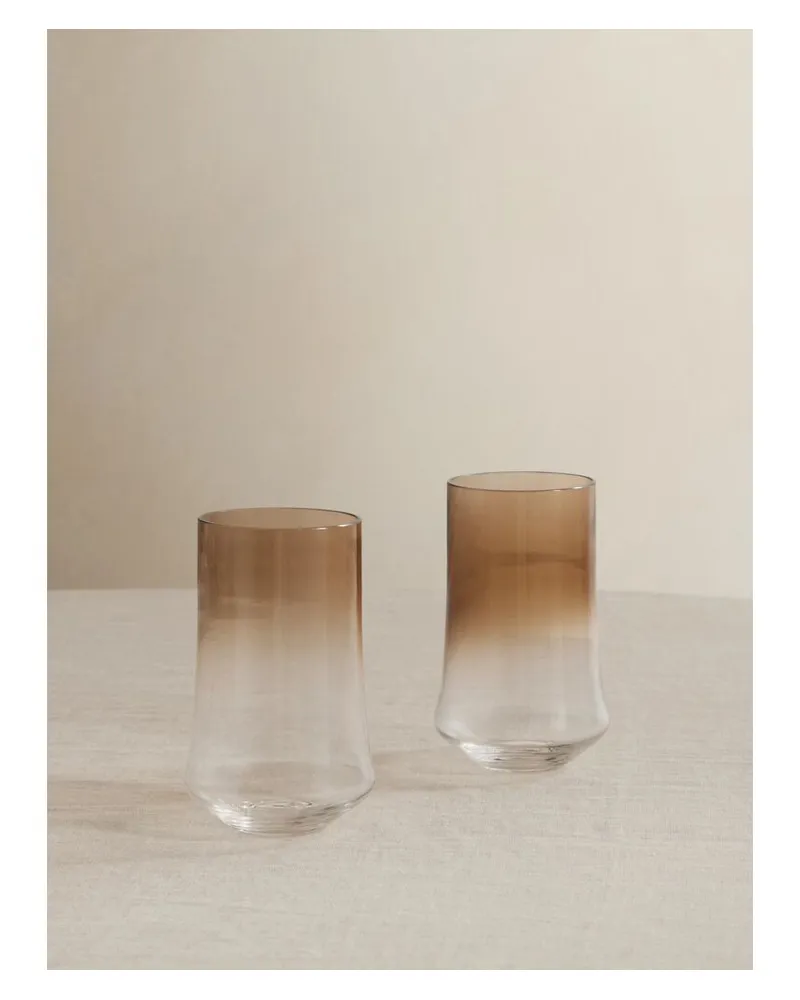 Brunello Cucinelli Set Aus Zwei Bechern Aus Muranoglas - Neutral Neutral