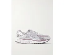 Zoom Vomero 5 Sneakers Aus Mesh Mit Besätzen Aus Leder Und Gummi - Silber