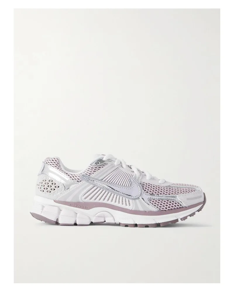 Nike Zoom Vomero 5 Sneakers Aus Mesh Mit Besätzen Aus Leder Und Gummi - Silber Silber