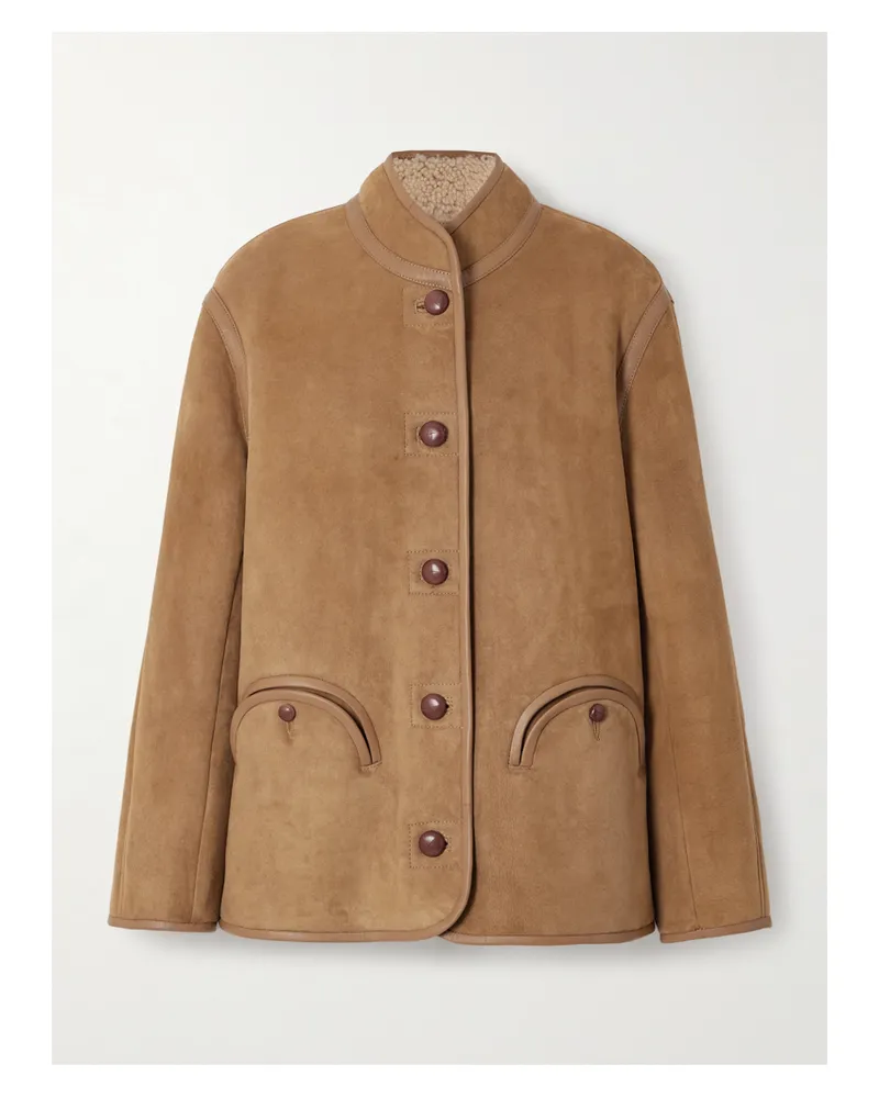 Blazé Milano Tatoosh Jacke Aus Shearling - Braun Braun
