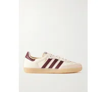 Samba Og Sneakers Aus Veloursleder Und Leder - Creme