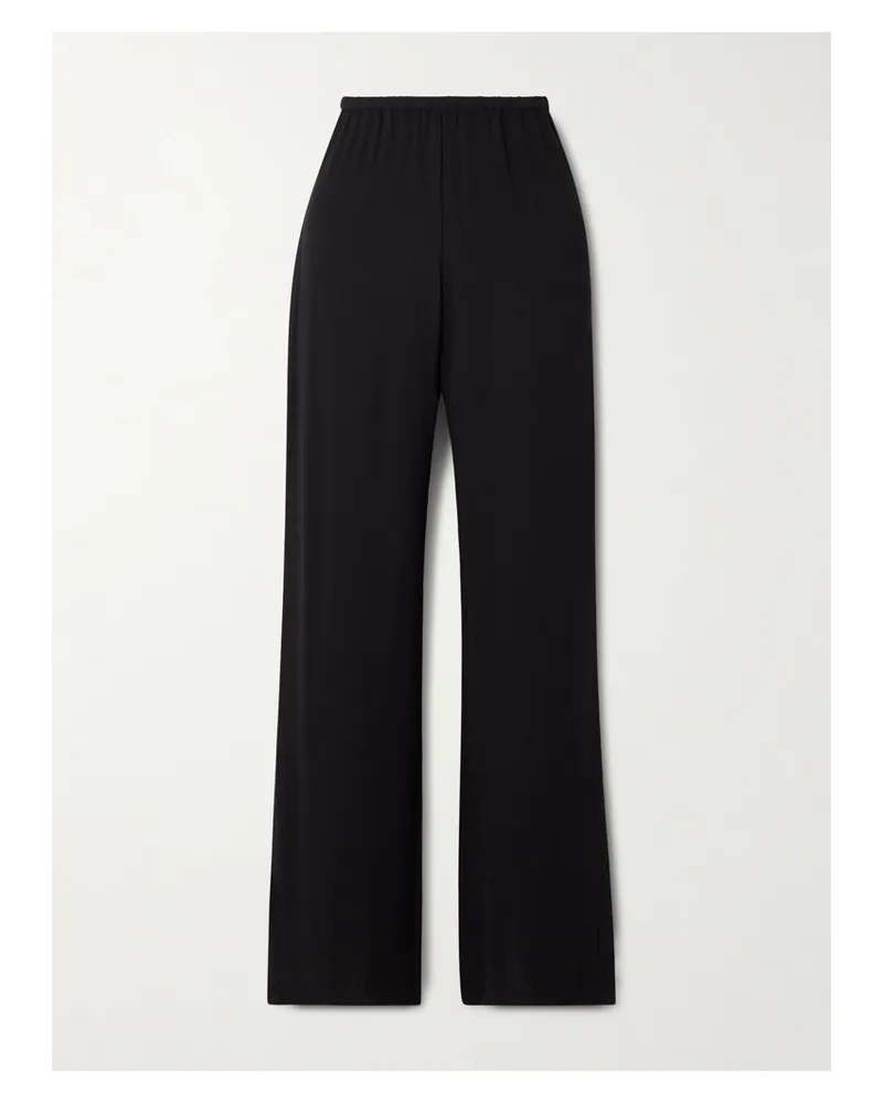 Matteau Jersey Straight-leg Pants - Black Black