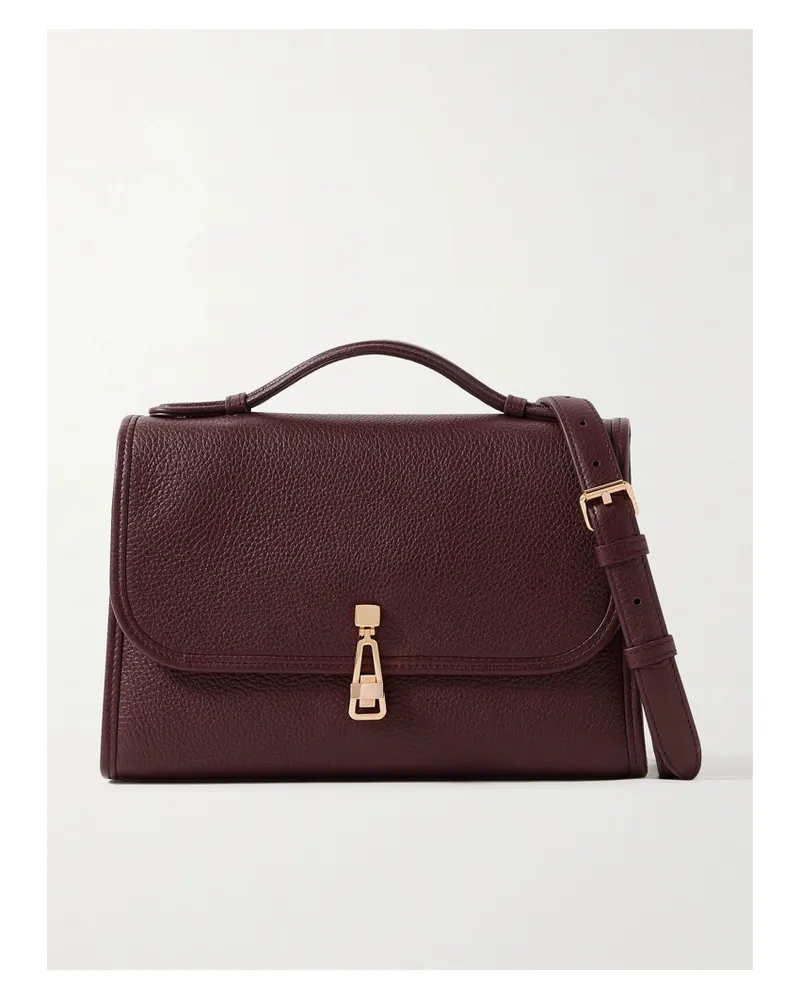 Gabriela Hearst Leonora Medium Textured-leather Tote - Burgundy Burgundy