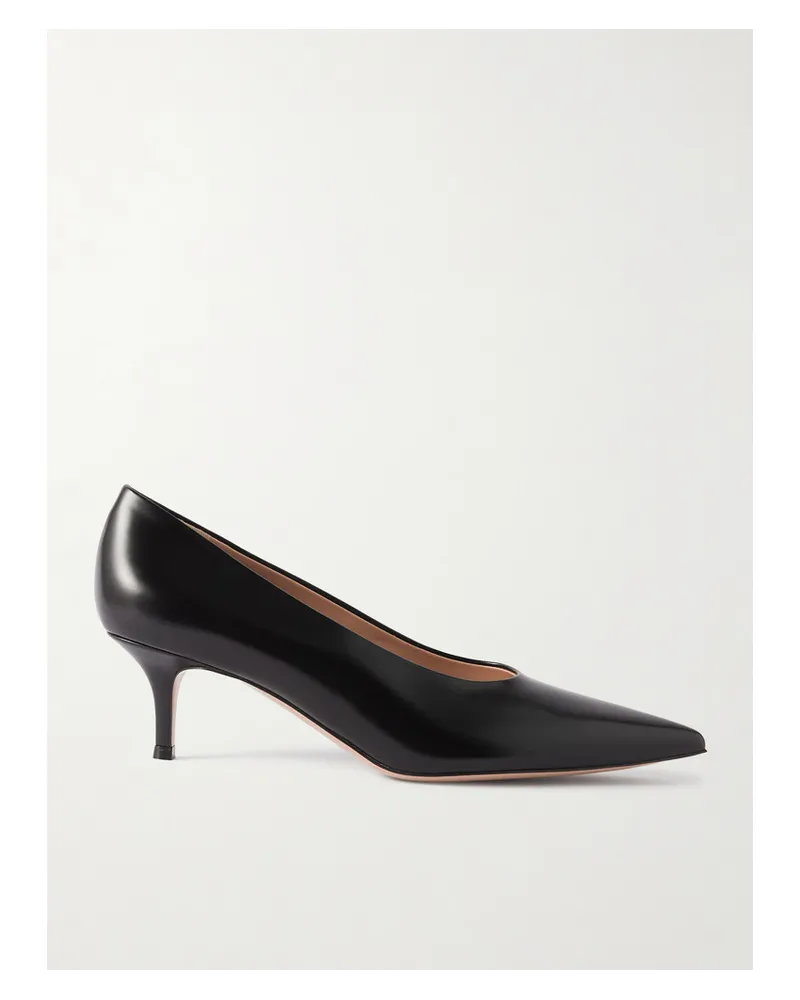 Gianvito Rossi Tokio 55 Pumps aus Leder Schwarz