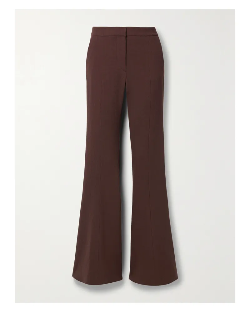 Gabriela Hearst Desmond Schlaghose Aus Woll-crêpe - Rot Rot