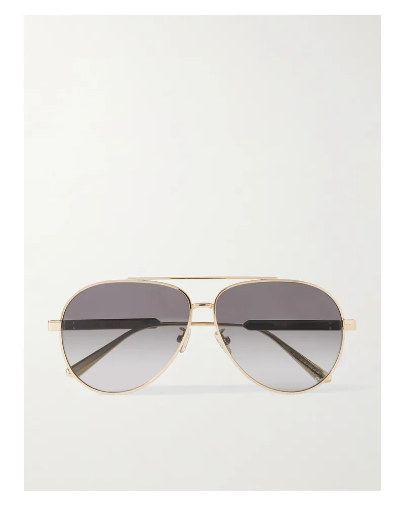 Dior Diorcannage A1u Goldfarbene Pilotensonnenbrille Gold