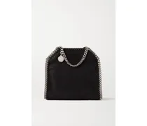 Net Sustain The Falabella Tiny Vegetarian Leather Shoulder Bag - Black