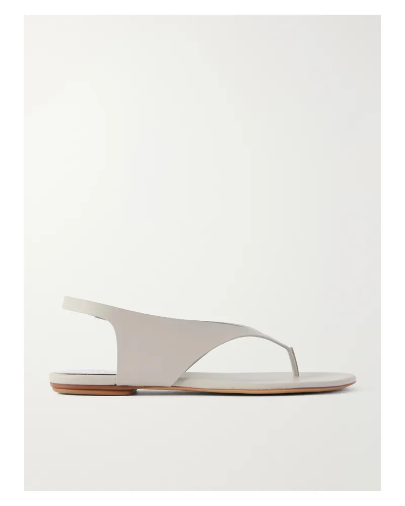 Le Monde Béryl Langley Leather Sandals - Gray Gray