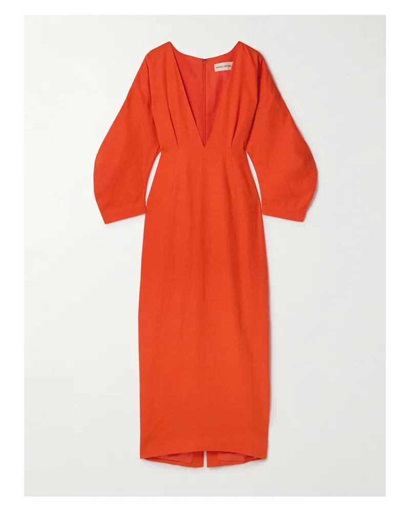 Mara Hoffman Irina Maxikleid Aus Hanf - Orange Orange