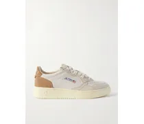 Medalist Low Sneakers Aus Veloursleder In Colour-block-optik - Neutral