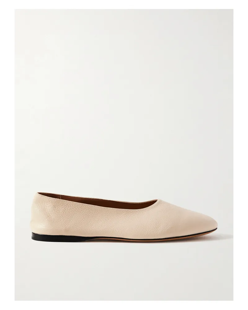 The Row Awar Ballerinas Aus Leder - Creme Creme