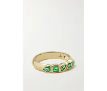 Ring aus 18 karat  mit Smaragden