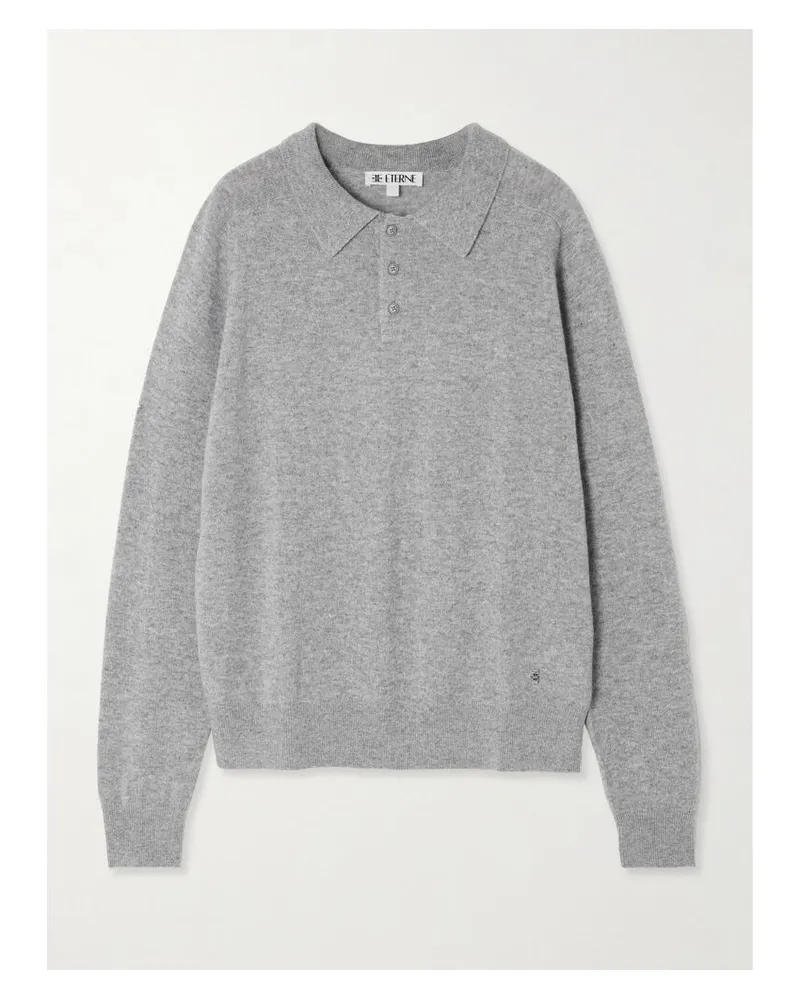 ÉTERNE Brady Kaschmirpullover Mit Polokragen - Grau Grau