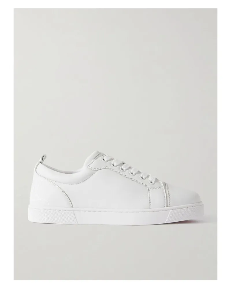Christian Louboutin Fun Louise Junior Sneakers Aus Leder - Weiß Weiß