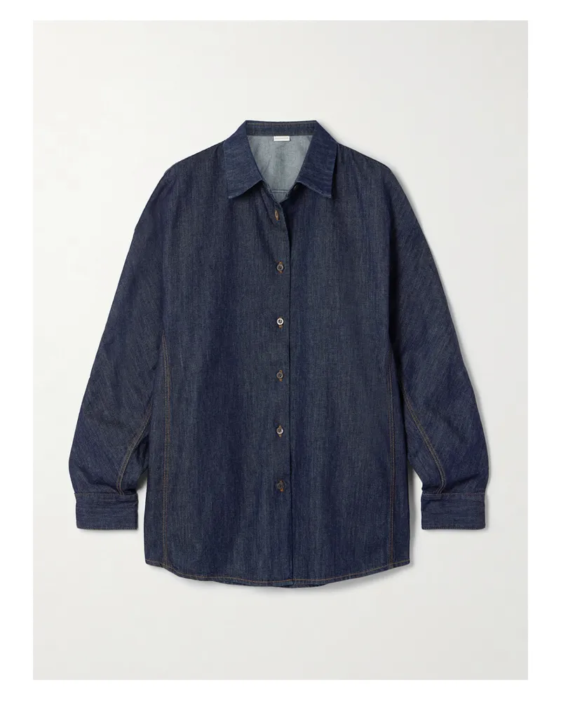 Dries van Noten Jeanshemd - Blau Blau