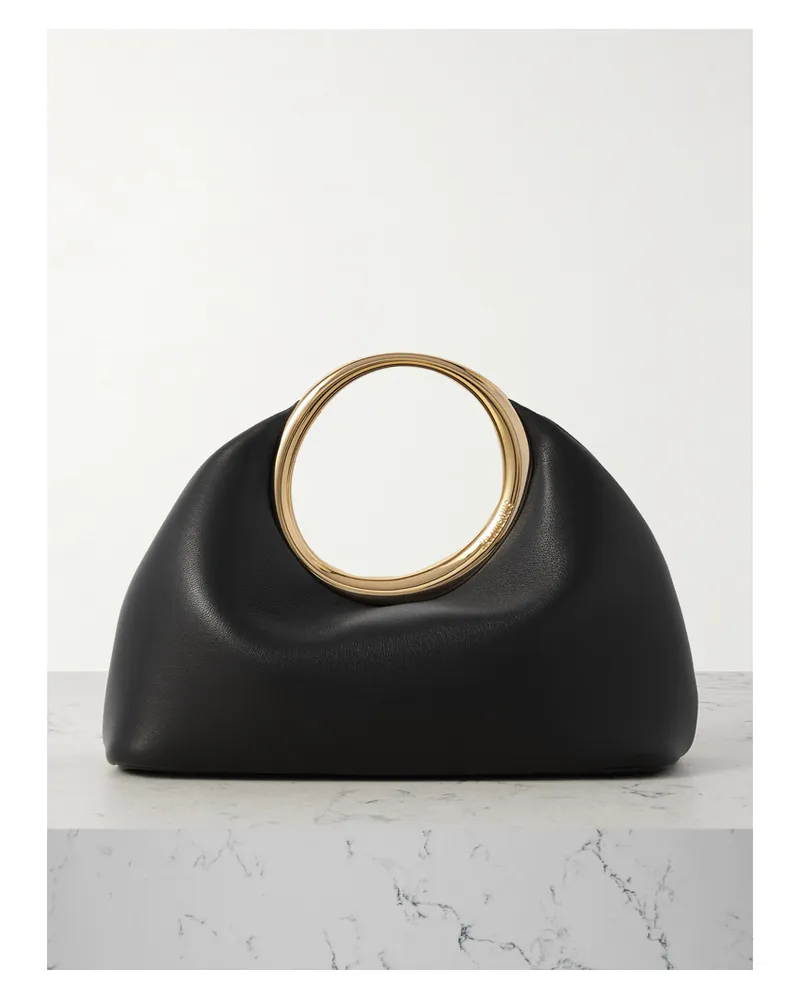 Jacquemus The Calino Small Leather Tote - Black Black