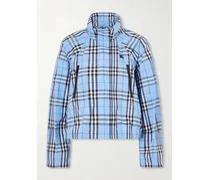 Layham Checked Shell Jacket - Blue