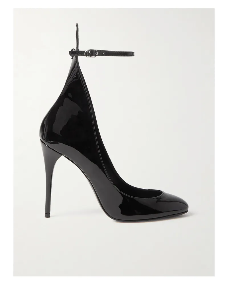 Alaïa 90 Patent-leather Pumps - Black Black