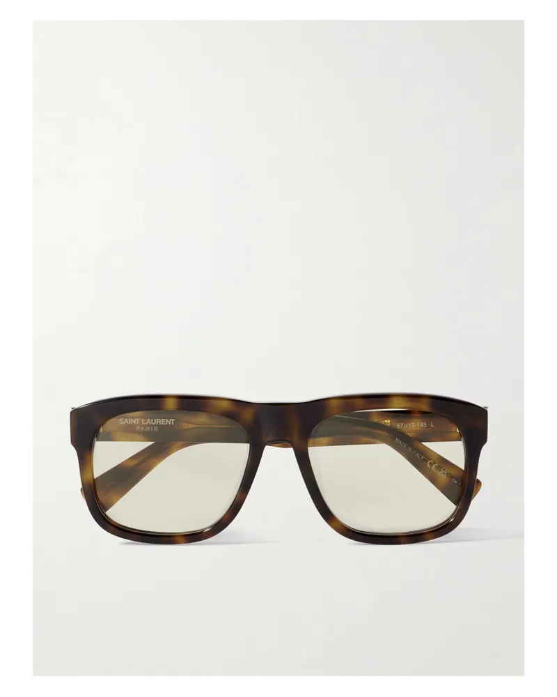 Saint Laurent Square-frame Tortoiseshell Acetate Sunglasses Tortoiseshell