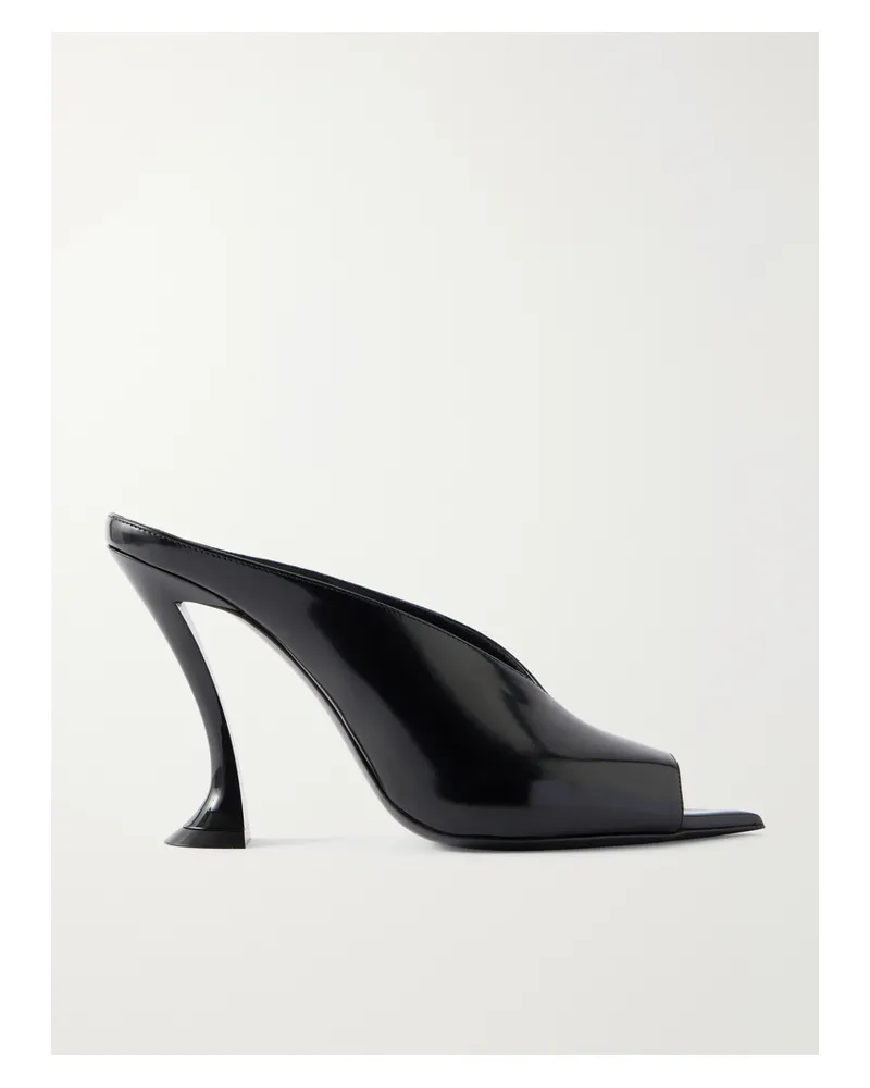 Lanvin Leather Mules - Black Black