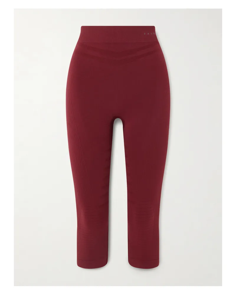 Falke Maximum Warm Leggings Aus Stretch-jersey - Rot Rot