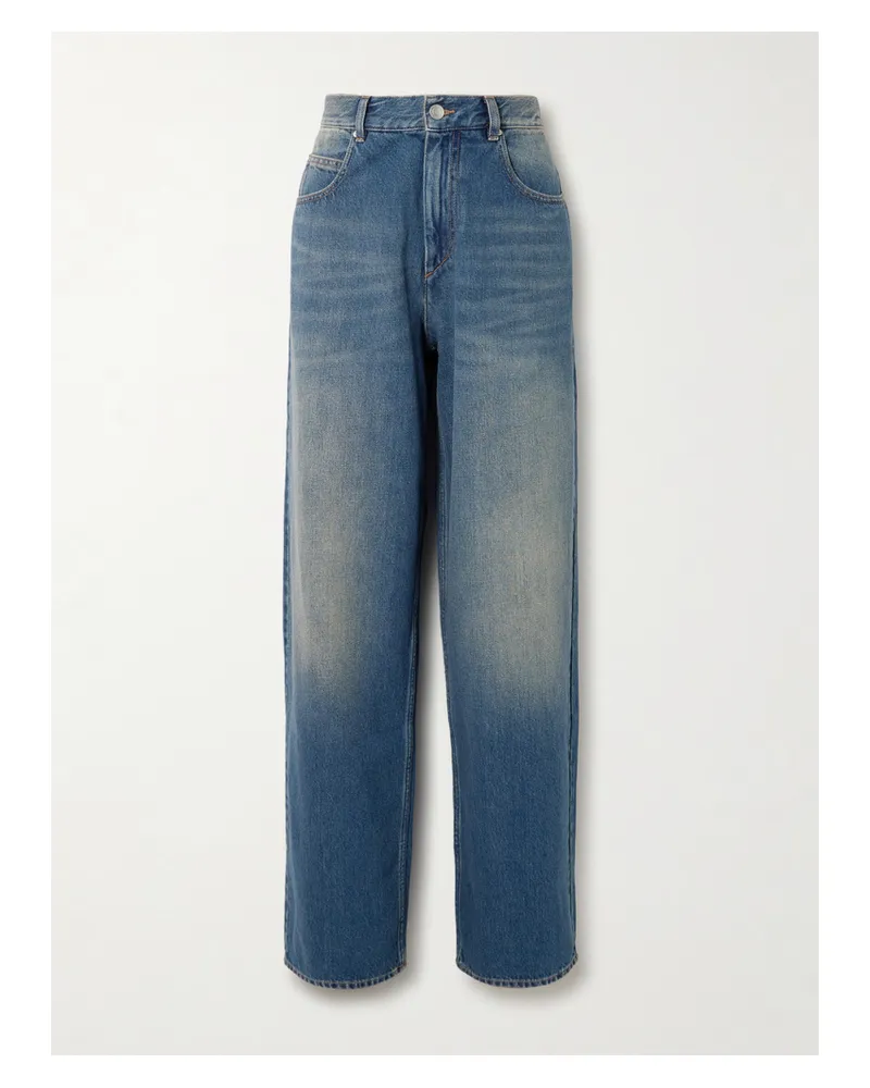 Isabel Marant Joanny Halbhohe Jeans Mit Weitem Bein - Blau Blau