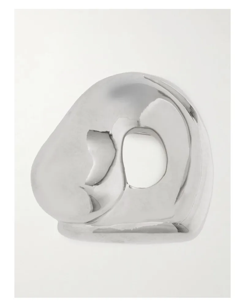 AGMES Simone Bodmer-turner Gertrude Brosche Aus Recyceltem Sterlingsilber Silber