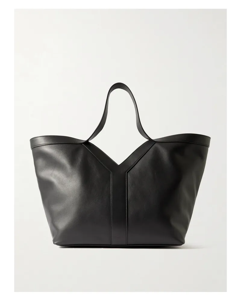 Saint Laurent Y Leather Tote - Black Black