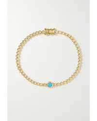 Jennifer Meyer Mini Bezel Armband aus 18 Karat  mit Türkis Gold