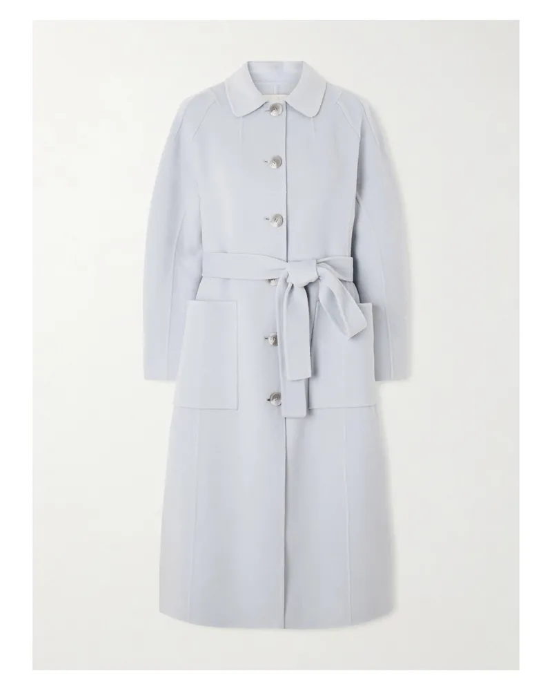 Ulla Johnson Lisbeth Brushed Wool-blend Coat - Blue Blue