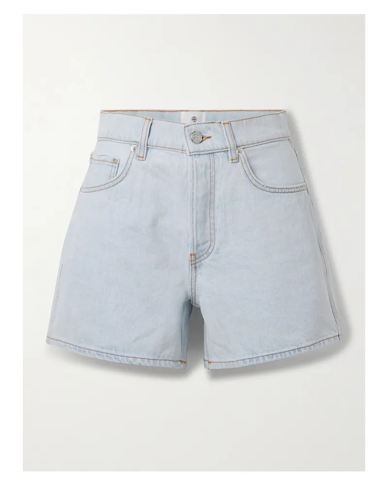 Anine Bing Dalton Jeansshorts Aus Bio-denim - Blau Blau