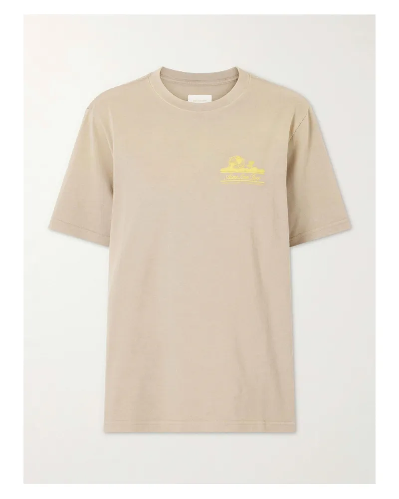 Aimé Leon Dore Printed Cotton T-shirt - Neutrals Neutrals