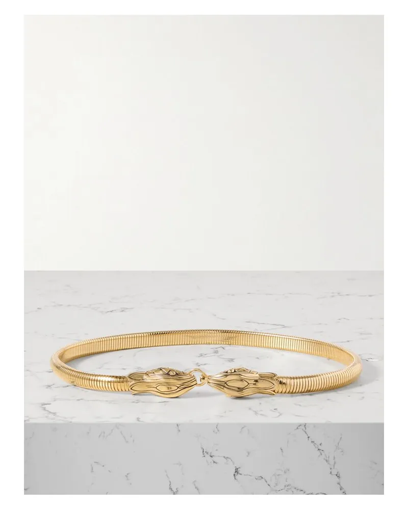 Chloé Goldfarbener Gürtel Gold