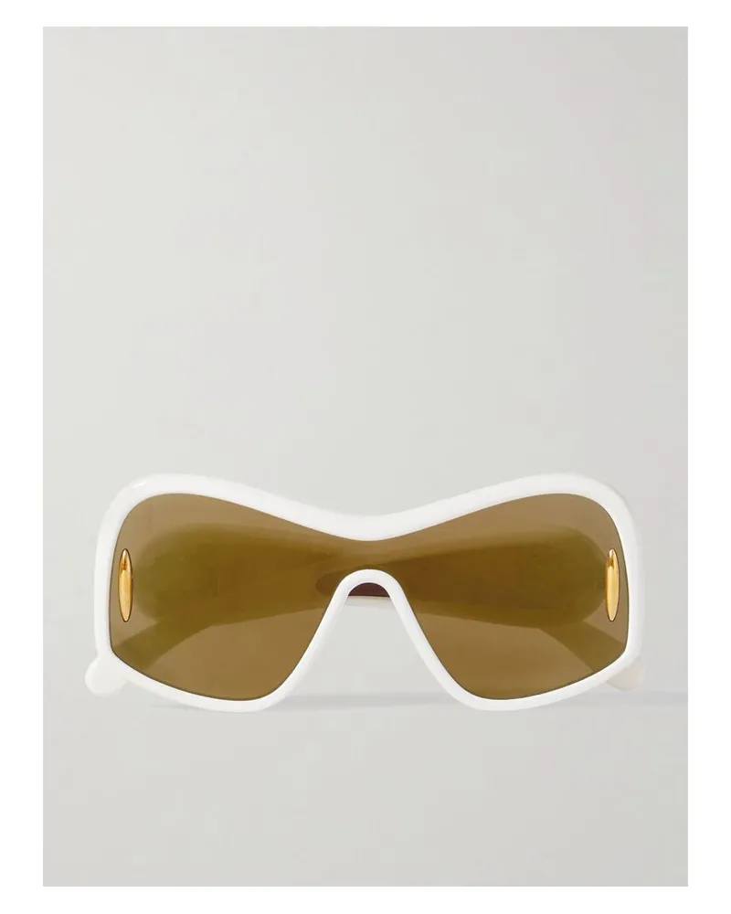 Loewe Anagram Oversized-sonnenbrille Mit D-rahmen Aus Azetat - Elfenbein Elfenbein