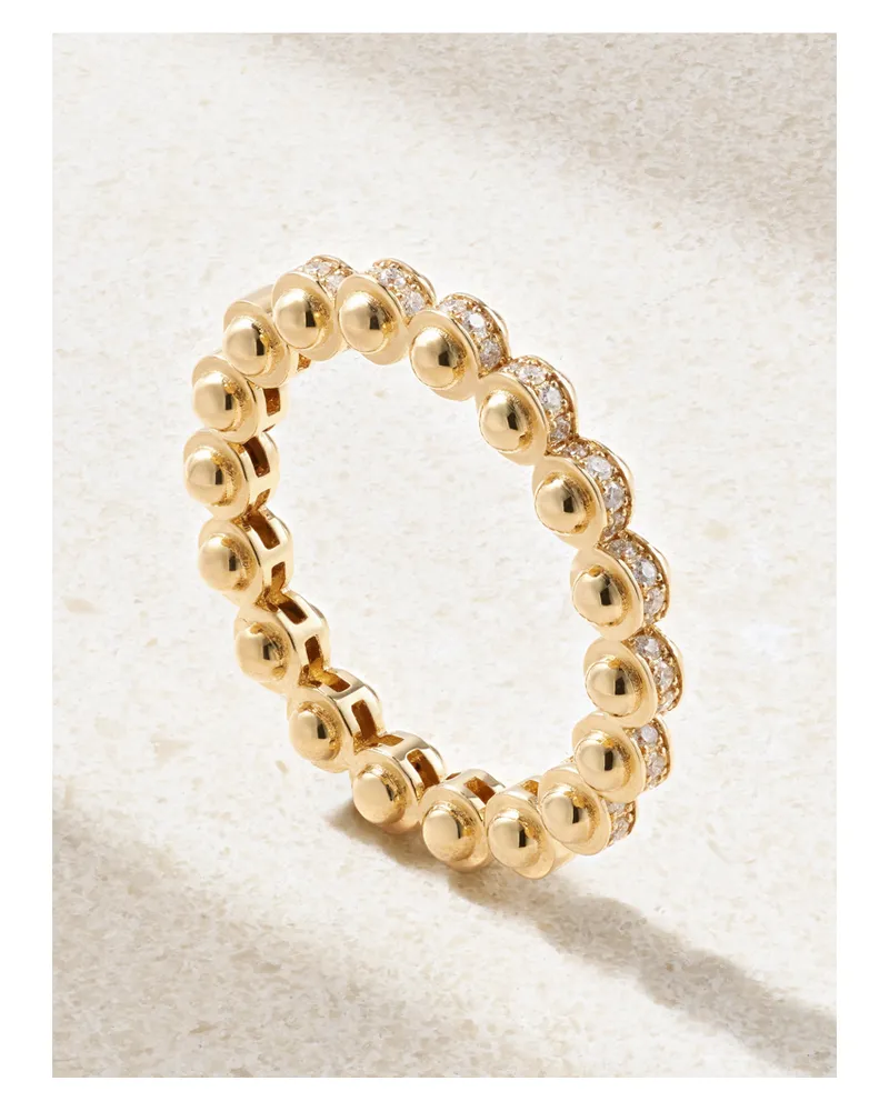 L’Atelier Nawbar The Atom Ring Aus 18 Karat Gold Mit Diamanten Gold