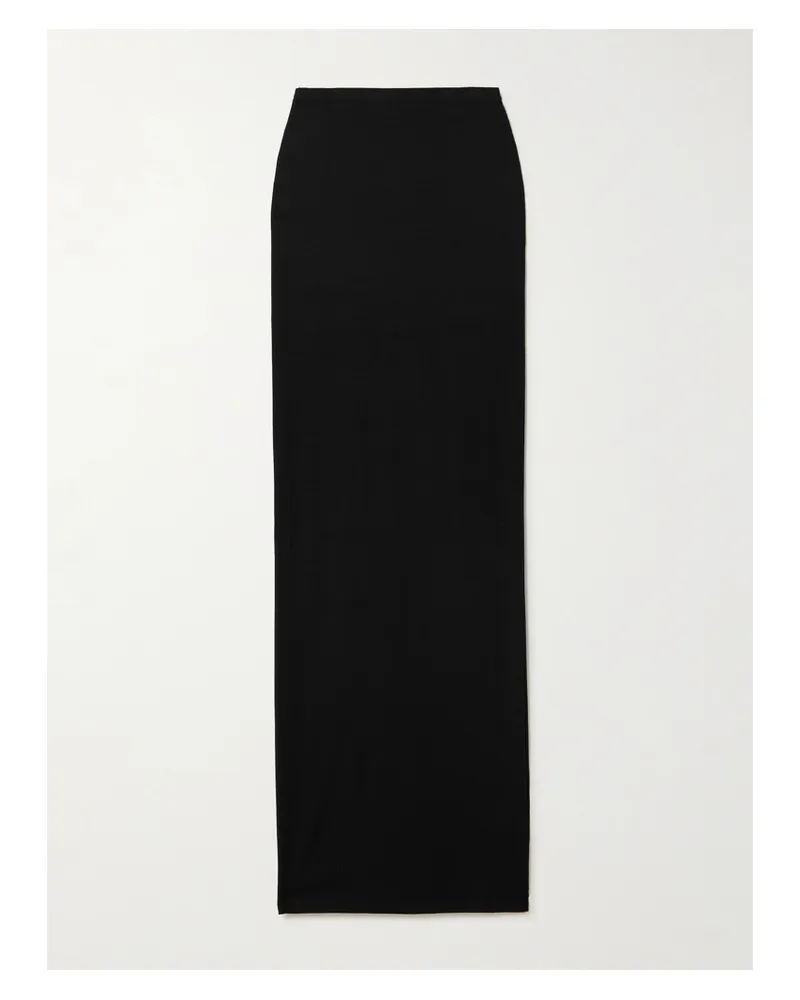 ÉTERNE Maxirock Aus Stretch-jersey - Schwarz Schwarz