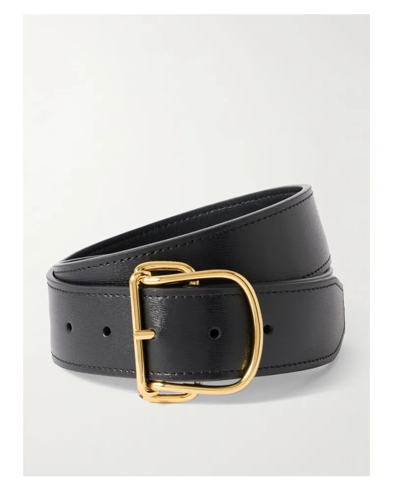 Totême Swirl Gürtel Aus Leder - Schwarz Schwarz