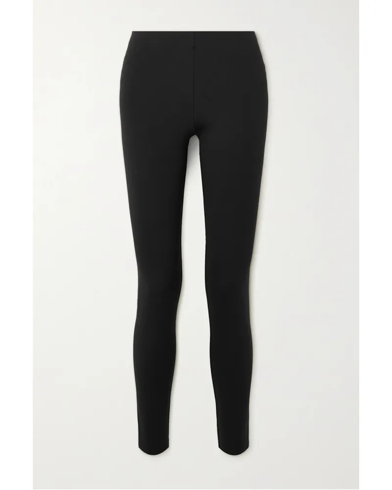 The Row Woolworth Leggings aus Stretch-ponte Schwarz