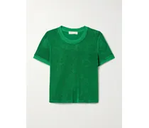 Capri T-shirt aus Frottee aus einer Baumwollmischung