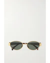 Celine farbene Sonnenbrille Gold