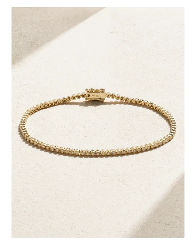 Sydney Evan Eternity Armband Aus 14 Karat Gold Mit Diamanten Gold