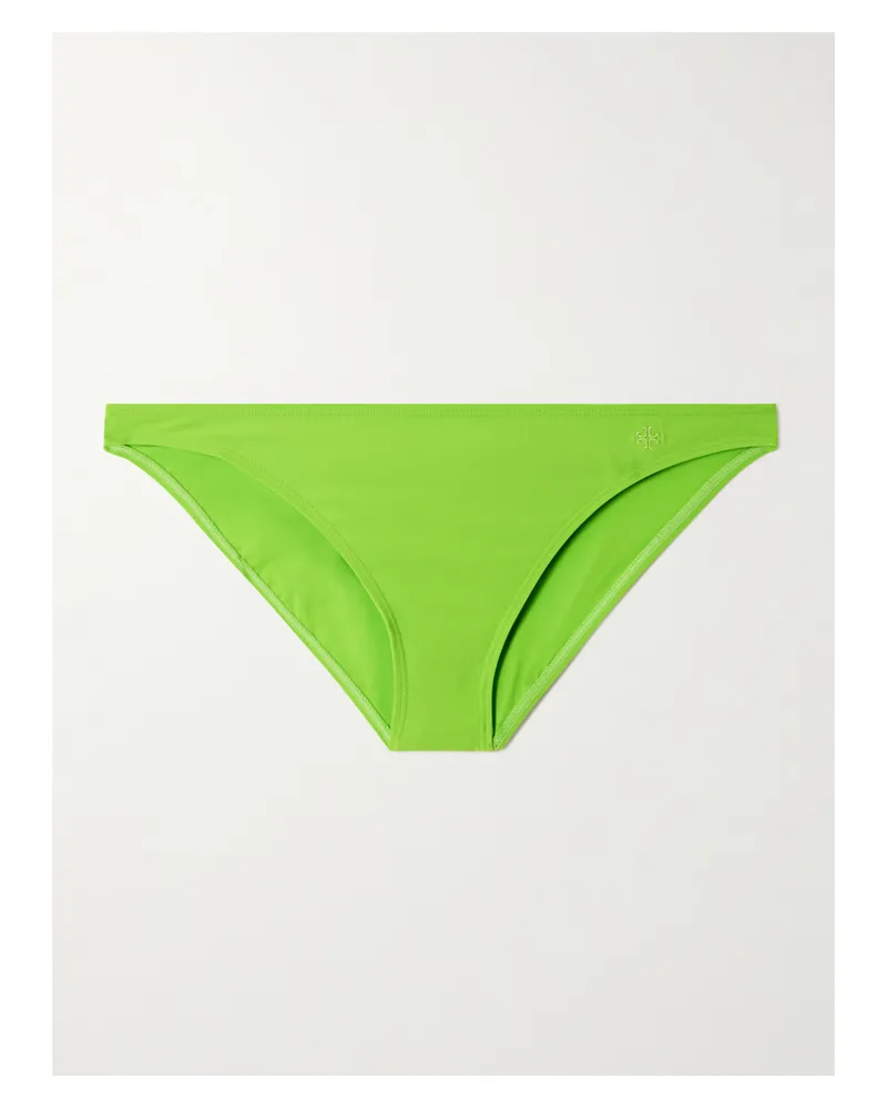 Tory Burch Bikini-höschen Mit Stickerei - Grün Grün