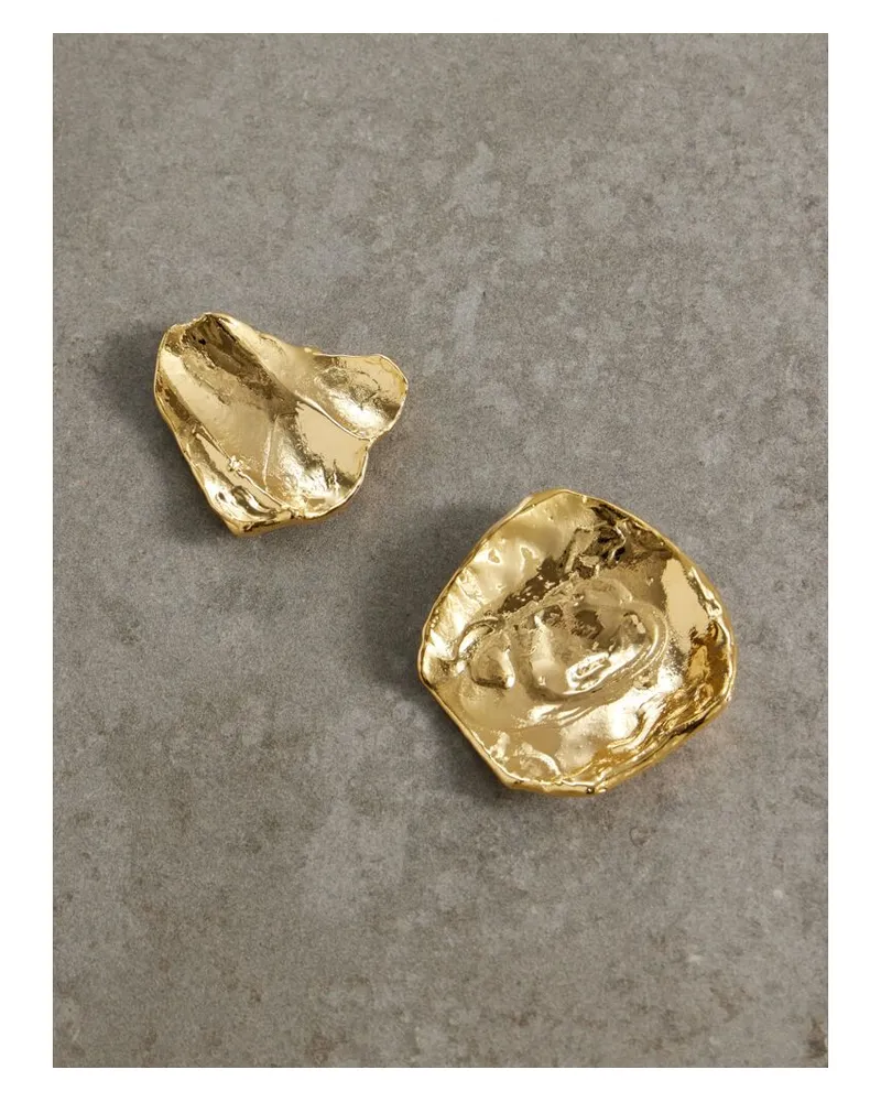 Alighieri The Bearer Of Fortune Set Aus Zwei Vergoldeten Schalen Gold